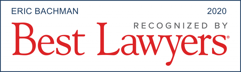 Image of Eric Bachman named to "Top Lawyers in America" list by Best Lawyers